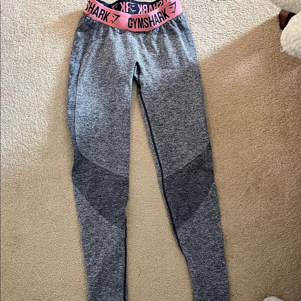 Gymshark Pink and Gray contour  Leggings